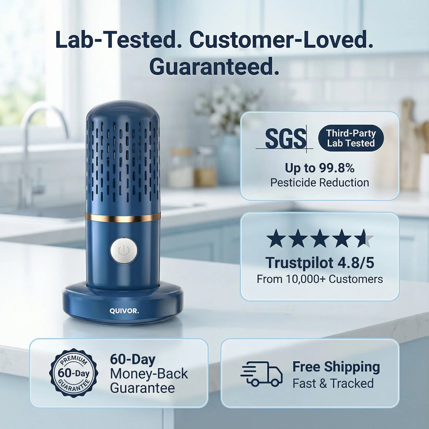 Purify Fruit and Vegetable Pesticide with FreshGuard