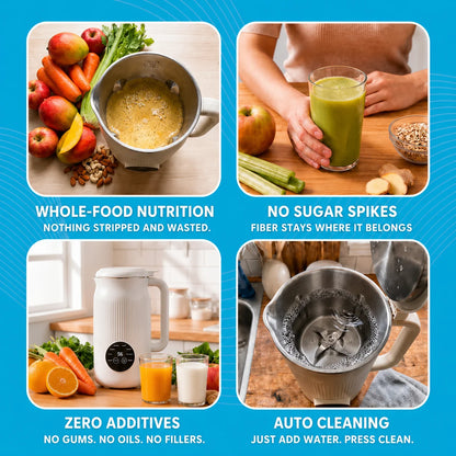 🇨🇦 Quivor – The 8-in-1 Multifunction Nut Milk, Juice Maker And More.