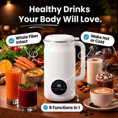 🇨🇦 Quivor – The 8-in-1 Multifunction Nut Milk, Juice Maker And More.