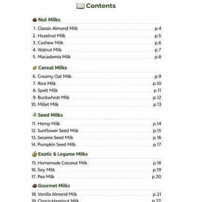 E-book : Classic Plant-Based Milks