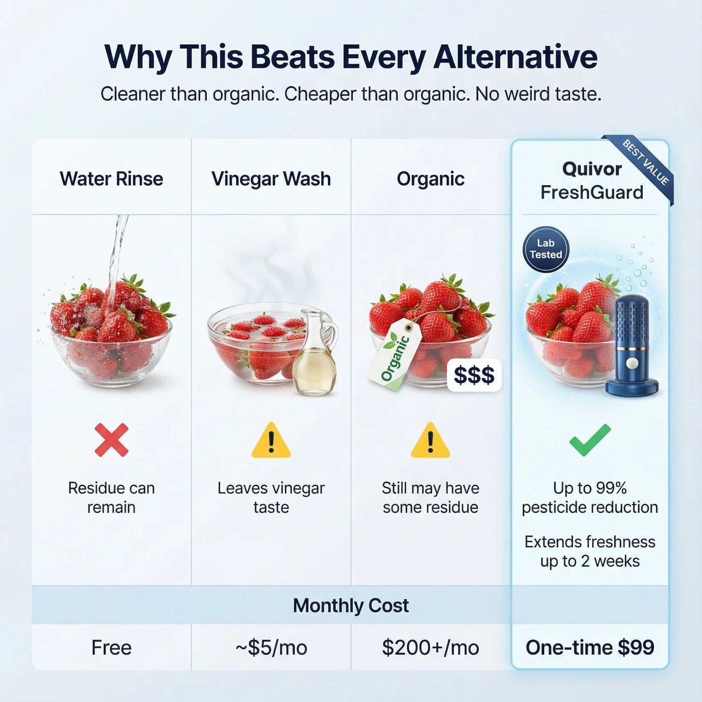 Purify Fruit and Vegetable Pesticide with FreshGuard