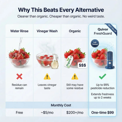 Purify Fruit and Vegetable Pesticide with FreshGuard